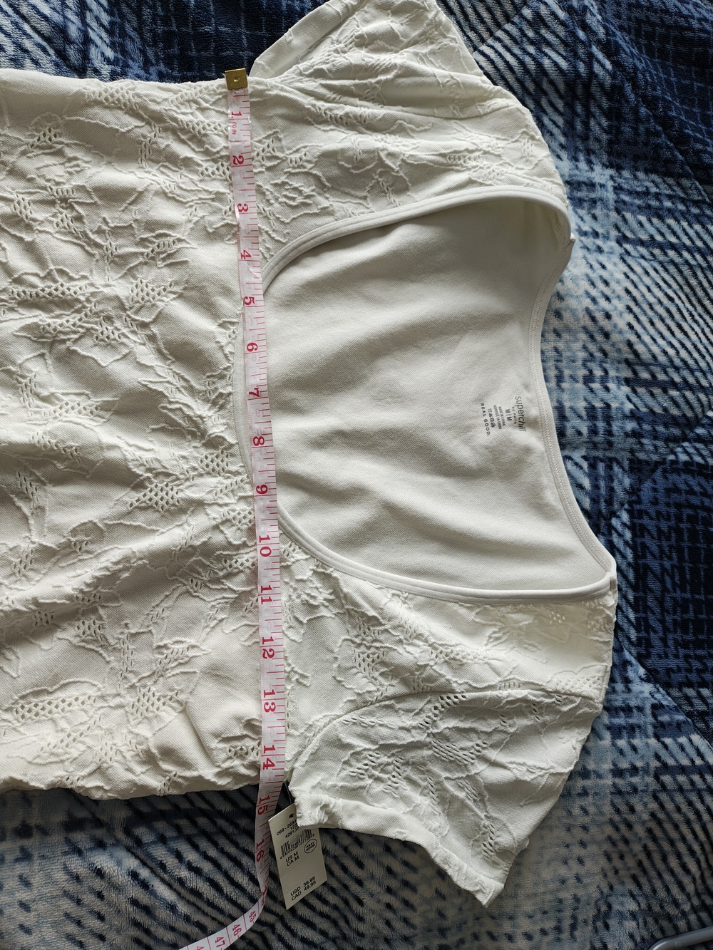 🌸 NWT Aerie White Lace Crop Top - Size M 🌸 - Picture 7 of 9